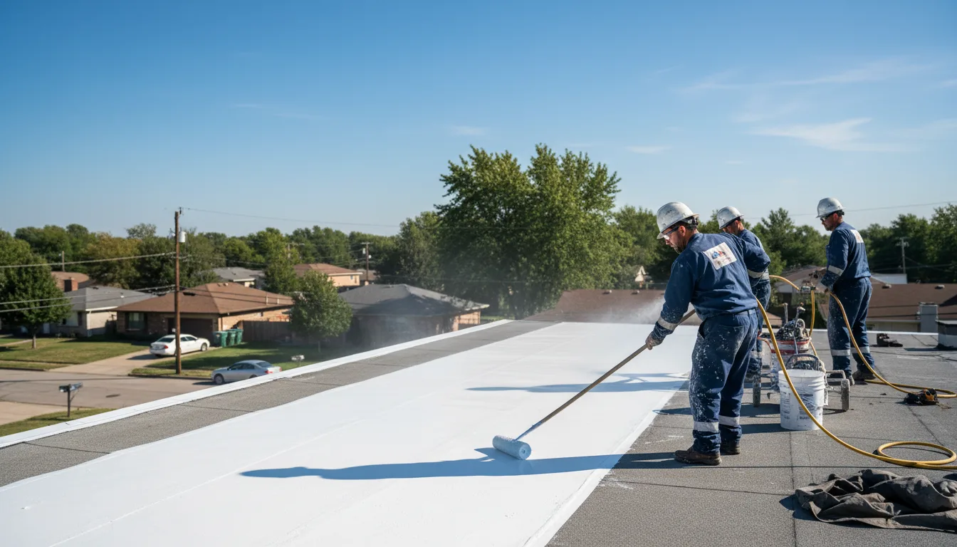 Commercial roof coating in Holden, WV near me